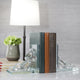 Sagebrook Home Crystal Diamond Bookends, Set of 2