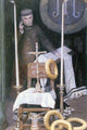 Wall Portrait of a Driver - Gallery Wrapped Canvas Art 28" x 42"