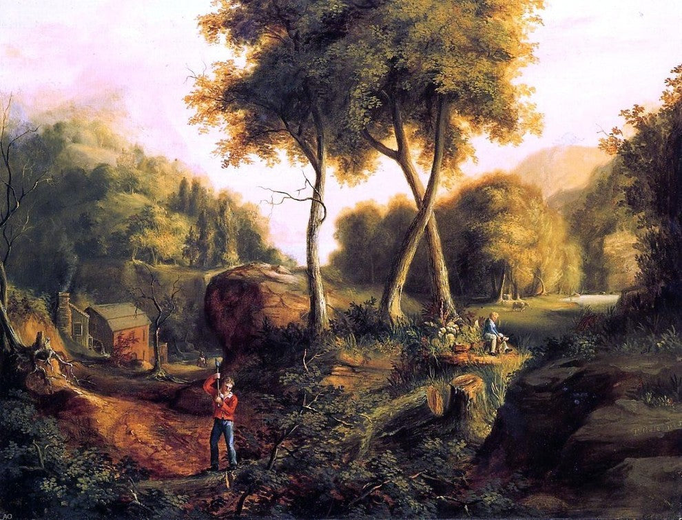 Thomas Cole Landscape Wall Decal
