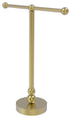 Vanity Top 2 Arm Guest Towel Holder, Satin Brass