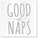 Good At Naps 16x16 Canvas Wall Art