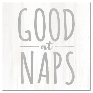 Good At Naps 16x16 Canvas Wall Art