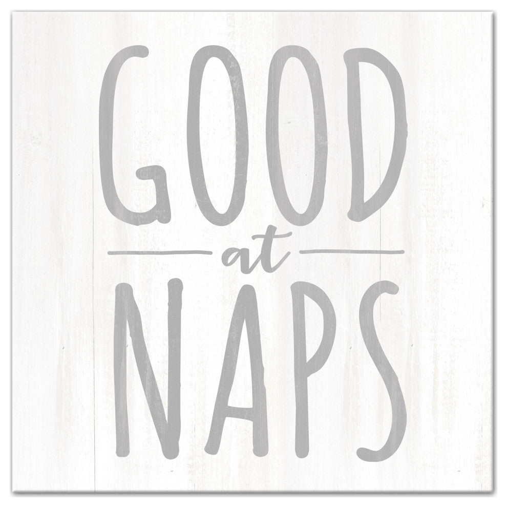 Good At Naps 16x16 Canvas Wall Art