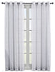 Melanie Grommet Embroidery Sheer Panels Pair, White, 108"x84"