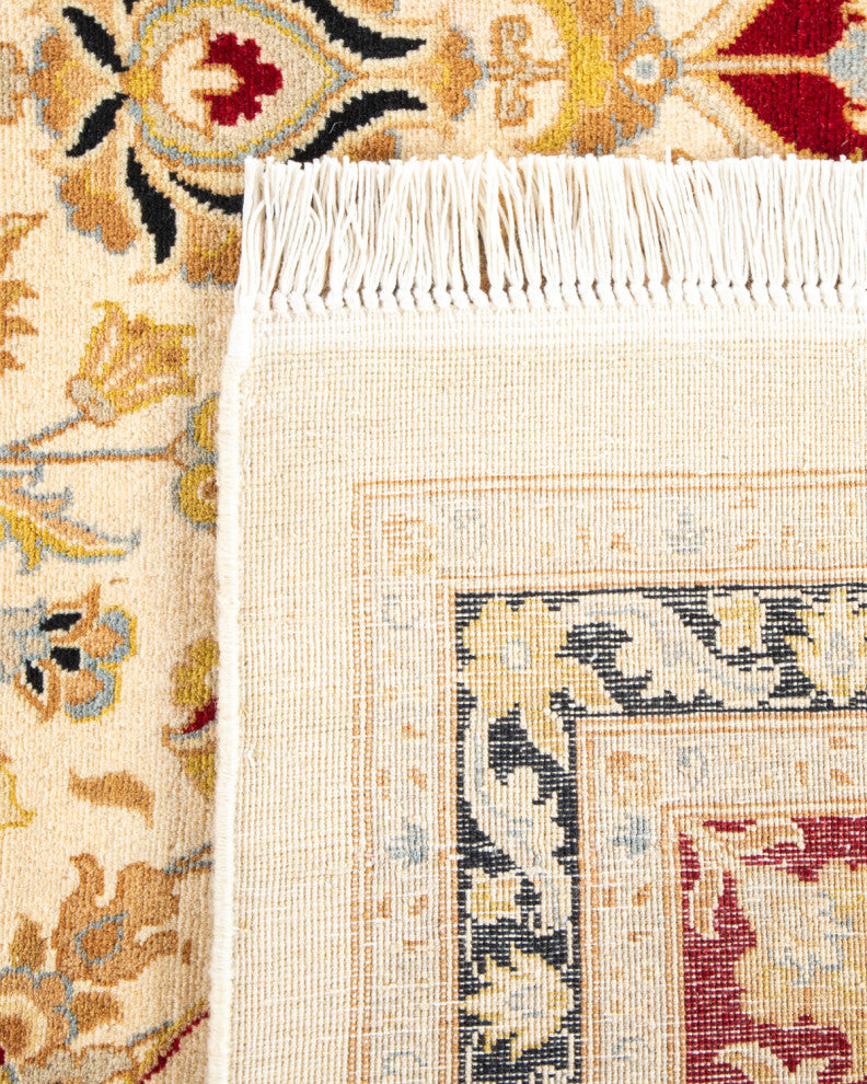 Mogul, One-of-a-Kind Hand-Knotted Area Rug, Ivory, 8' 1" x 10' 6"
