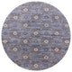 Ahgly Company Indoor Round Mid-Century Modern Area Rugs, 6' Round