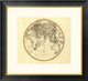 "Eastern Hemisphere, 1801" Framed Digital Print by John Cary, 26x24"