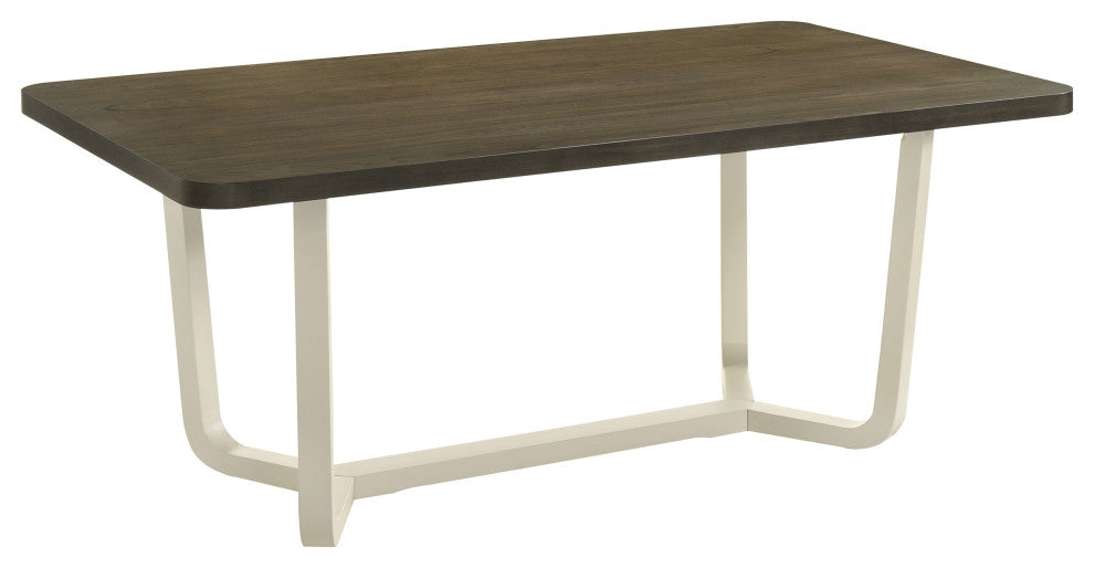 Biloxi 71" Rectangular Wood Dining Table Greyish Brown