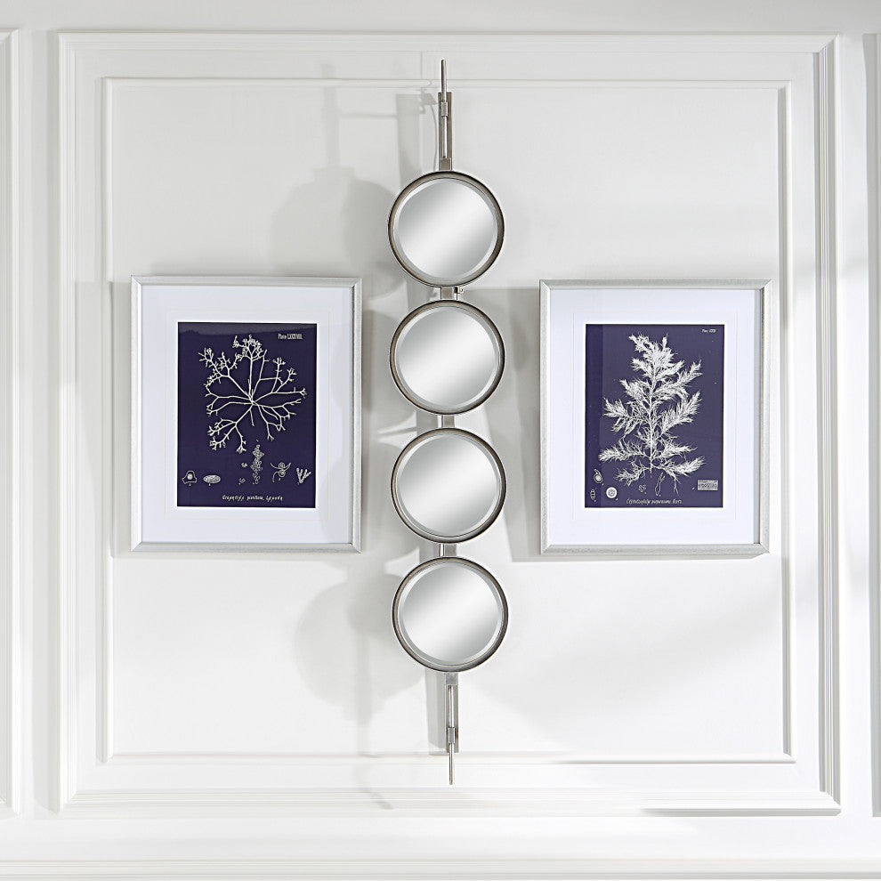 Uttermost 09842 Button Silver Mirror