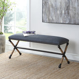 Uttermost Firth Rustic Navy bench