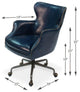 Classic Leather Office Chair Chateau Blue