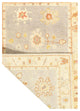 Gray Color Fine Hand Knotted Oushak Rug 3'1"x4'9"