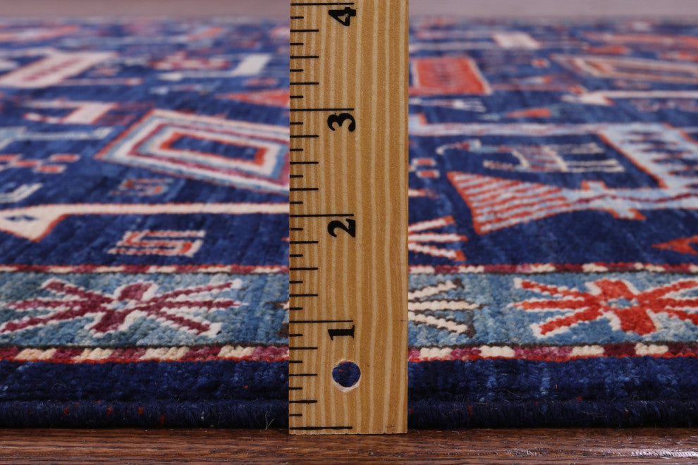 6' 0" X 9' 0" Hand Knotted Persian Fine Serapi Rug - Q12448