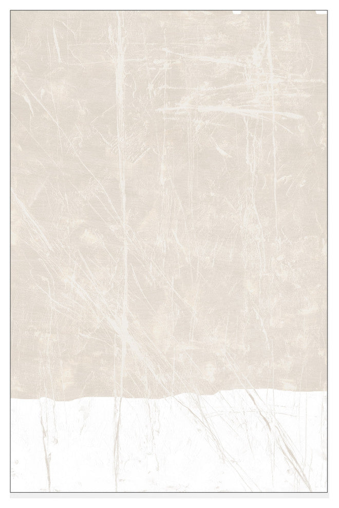"Uneven Streaks" Floater Framed Painting Print on Canvas, 24x36