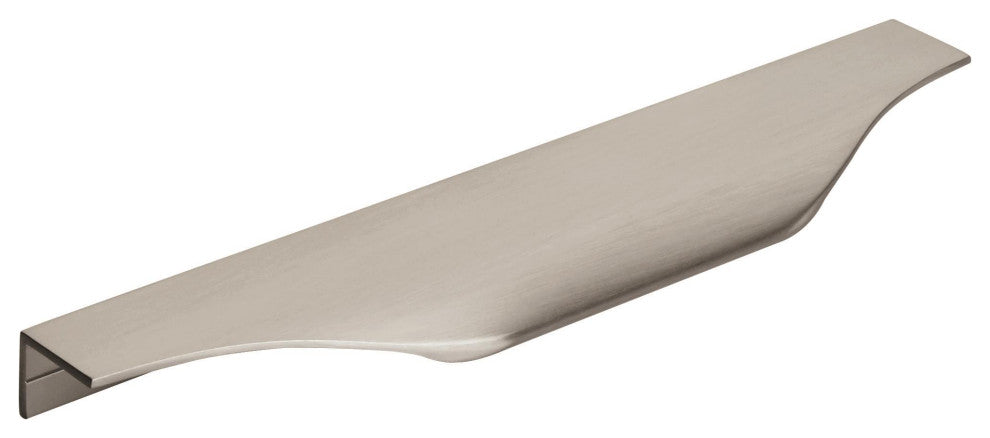 Amerock Aloft Cabinet Edge Pull, Satin Nickel, 6-9/16" Center-to-Center