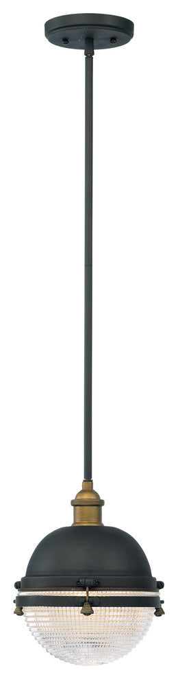 Maxim Lighting Portside 1-Light Outdoor Pendant, Bronze/Brass