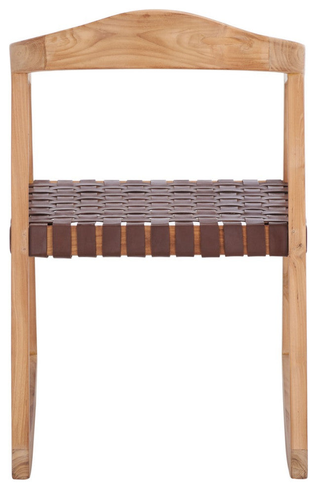 Safavieh Willa Rocking Dining Chair, Cognac/Natural