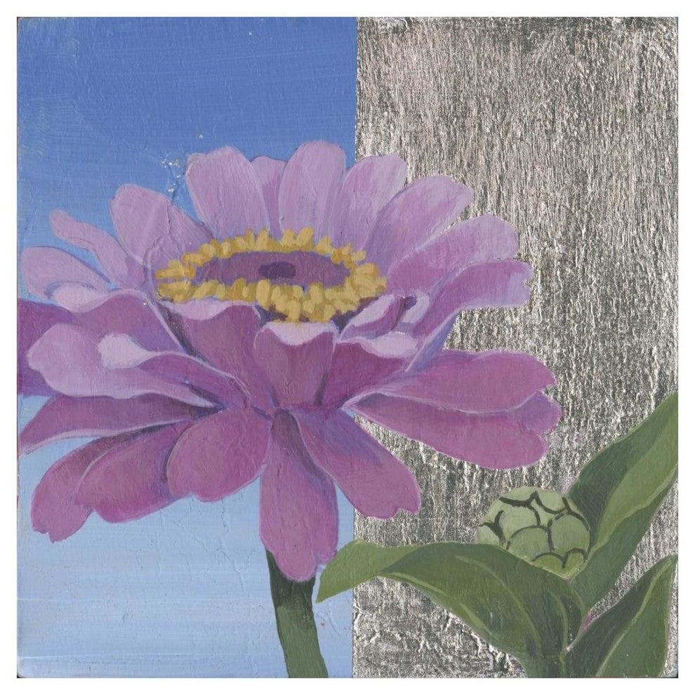"Zinnia Pink" Digital Paper Print by Kathrine Lovell, 26"x26"