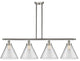 Innovations 916-4I-SN-G42-L Cone 12" 4 Light Island Light, Brushed Satin Nickel