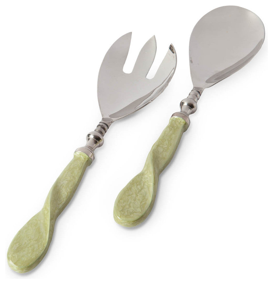 Eclipse Salad Serving Set, Celadon