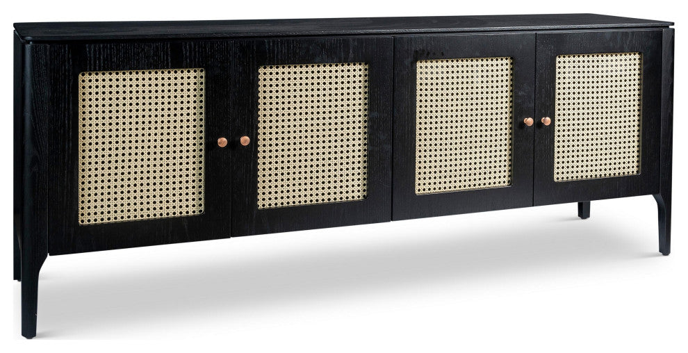 Modern Brazilian, Missione, Cane Buffet, Ebano/Natural