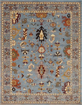 Noori Rug Traditional Velda Blue/Red Runner