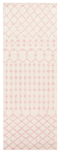 Surya Ustad UST-2315 6'7"x9' Rug, Pale Pink/Cream