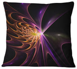Fractal 3D Colored Bulgy Circles Abstract Throw Pillow, 18"x18"