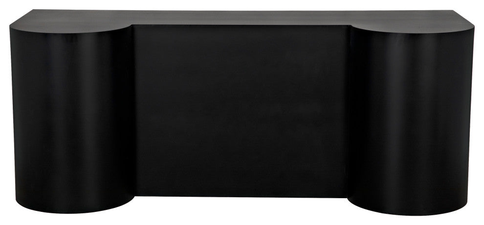 NOIR Furniture - Concierge Desk in Matte Black - GDES197MTB