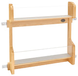 Wood Vanity Cabinet Door Storage Rack, 17.24"