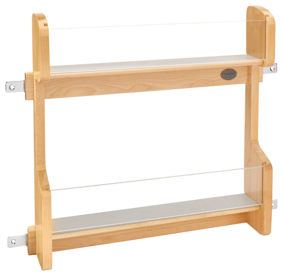 Wood Vanity Cabinet Door Storage Rack, 17.24"