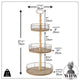 Chicken Wire Rustic 3 Tier Stand, 27.5 Inches