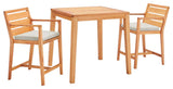 Portsmouth 3 Piece Outdoor Patio Karri Wood Bar Set
