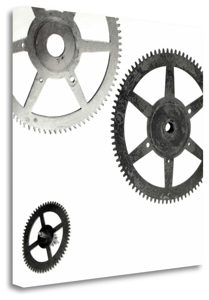 "Retro - Gears - 8" By Alan Blaustein, Giclee Print on Gallery Wrap Canvas