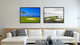 Coastal Golf Course Photo Print on Canvas with Picture Frame, 13"x17"