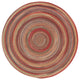 Capel Portland Red 0346_500 Braided Rugs - 9' 6" Round