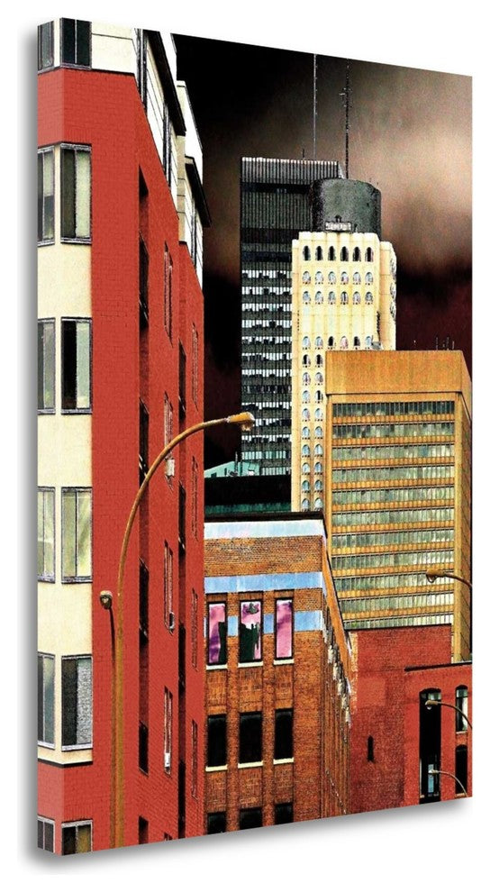 "Progressivity" By Burney Lieberman , Giclee Print on Gallery Wrap Canvas