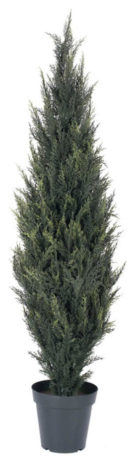 Vickerman 5' UV Pond Cypress Tree With 1543 LVS, Green