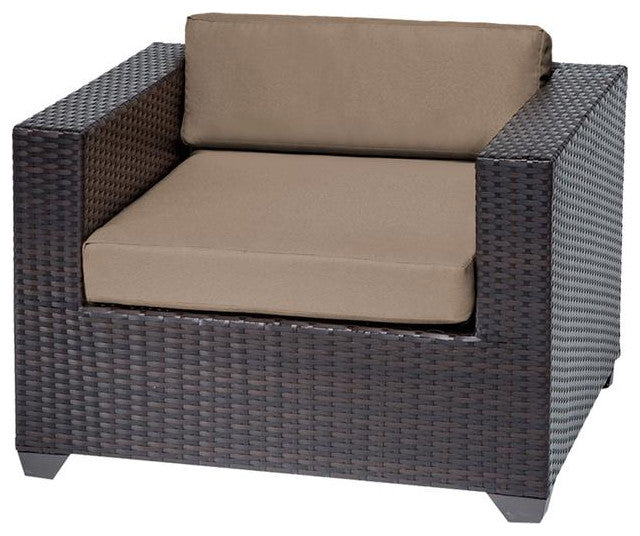 Belle 3 Piece Outdoor Wicker Patio Furniture Set 03a Black