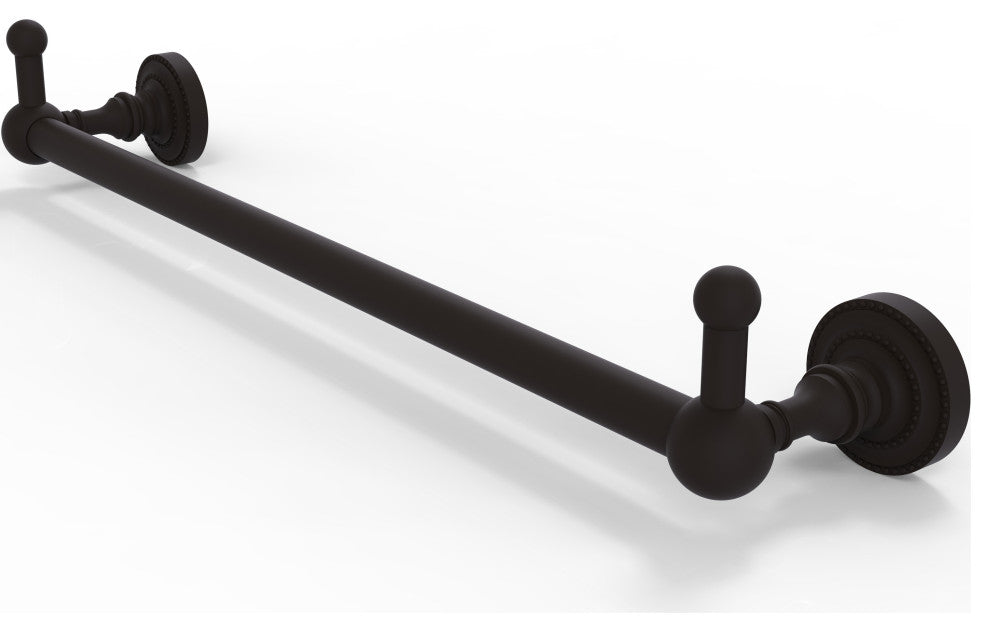 Dottingham 18" Towel Bar with Integrated Hooks, Oil Rubbed Bronze