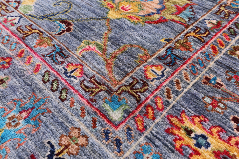 5' 1" X 6' 6" Persian Tabriz Handmade Rug Q10573