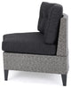 GDF Studio 10-Piece Currituck Outdoor Mixed Black Wicker Sofa, Dark Gray, Set