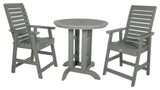 Weatherly 3-Piece Counter-Height Dining Set, Coastal Teak