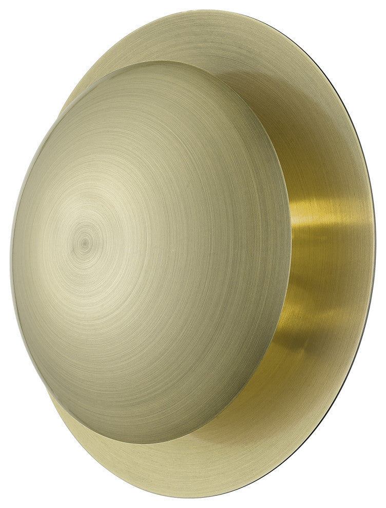Livex Lighting Ventura 2-Light Antique Brass Medium Semi-Flush/Wall Sconce