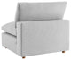 Modular Sectional Deep Sofa Set, Gray, Fabric, Modern, Lounge Hospitality
