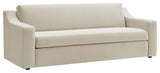 Liora Performance Velvet Sofa, Alabaster