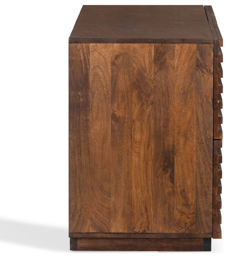 Maze Solid Wood Low Dresser