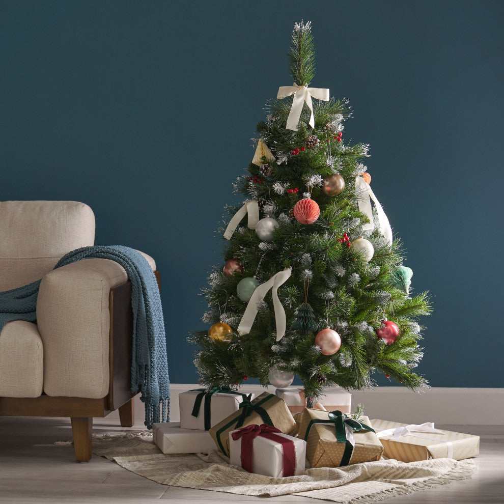 4.5' Mixed Spruce Artificial Christmas Tree, Unlit