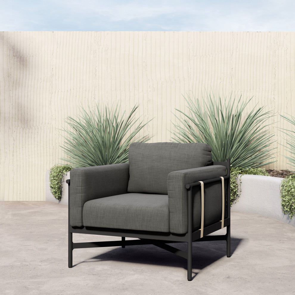 Hearst Outdoor Chair-Charcoal