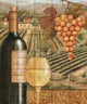 Tile Mural Kitchen Backsplash French Vineyard III-CB by Color Bakery